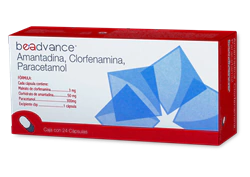 AMANTADINA/CLORFENAMINA/PARACETAMOL 50MG/3MG/300MG 24 CAPSULAS