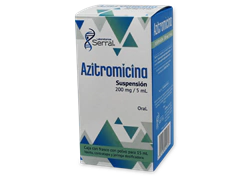 AZITROMICINA 200MG/5ML SUSPENSION ORAL