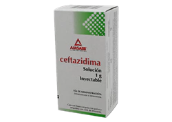 CEFTAZIDIMA 1G/3 ML
