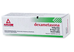 DEXAMETASONA INYECTABLE 8MG/2 ML
