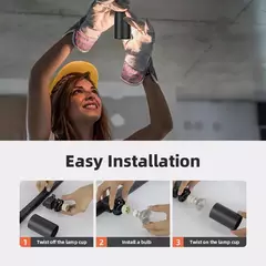 Juego completo de luces Led para riel de techo, foco de fuente de luz GU10 - tienda en línea