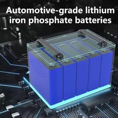 Imagen de Estación de energía portátil de gran capacidad para acampar, batería de almacenamiento de energía de 2400w