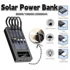 Banco de energía Solar de 500000mAh - FARMACU