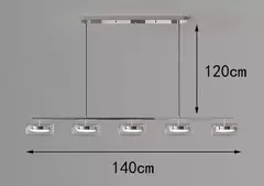 Lámpara colgante moderna, candelabros led para comedor en internet