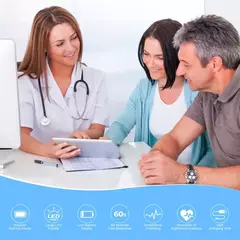 Monitor Digital de presión arterial de muñeca y oxímetro de pulso - FARMACU