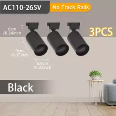 Juego completo de luces Led para riel de techo, foco de fuente de luz GU10 en internet