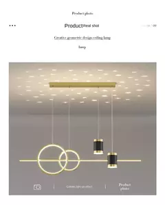 Lámpara colgante moderna para comedor en internet