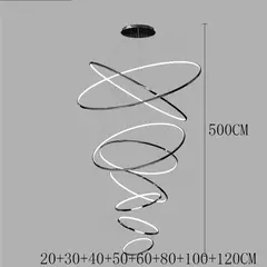 Lámpara colgante LED nórdica para decoración del hogar - comprar en línea