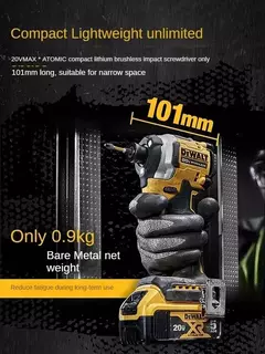 Imagen de DEWALT DCF850 controlador de impacto controlador eléctrico 20V batería de litio
