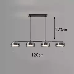 Lámpara colgante moderna, candelabros led para comedor