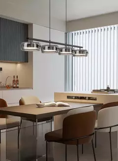 Lámpara colgante moderna, candelabros led para comedor en internet