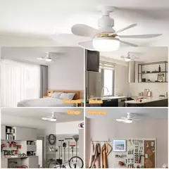 Luz de ventilador de techo LED 30W 40W luces simples con Control remoto - tienda en línea
