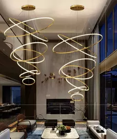 Lámpara colgante LED nórdica para decoración del hogar