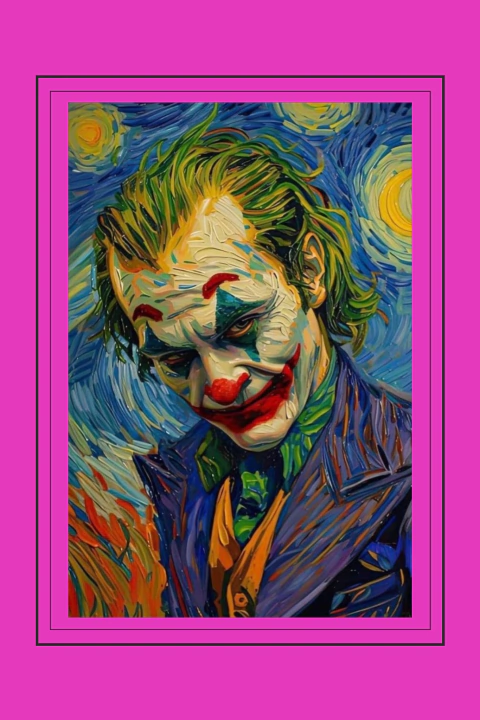 QUADRO CORINGA NA NOITE ESTRELADA - comprar online