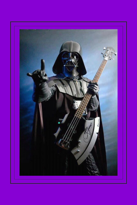 QUADRO DARTH VADER DO ROCK - comprar online