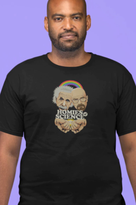 CAMISETA GÊNIOS DA CIÊNCIA PLUS-SIZE - comprar online