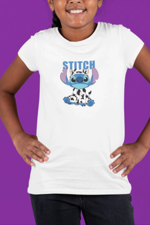 CAMISETA COW STITCH INFANTIL - comprar online