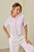 Camisa Cropped Verano Flamê Rosa - comprar online