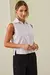 Camisa Cropped Feminina Sem Manga Listrada - comprar online