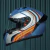 Casco Integral Zeus ZS-828 BR6 Azul Naranja en internet