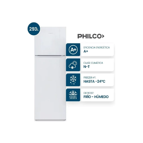 HELADERA PHILCO C/FREE 320L BLANCA (PHCT320B) - comprar online