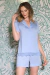 Pijama Americano - Air Blue - Avalon - comprar online