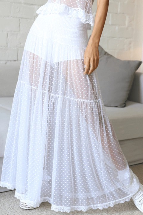 Saia Longa - Branco - Bellatrix