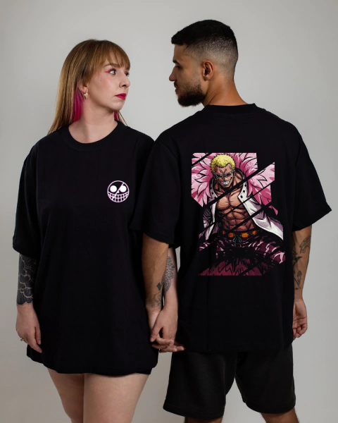Camiseta Donquixote Doflamingo - Preta