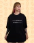 Camiseta Frases - pequenas mulheres, grandes estresses