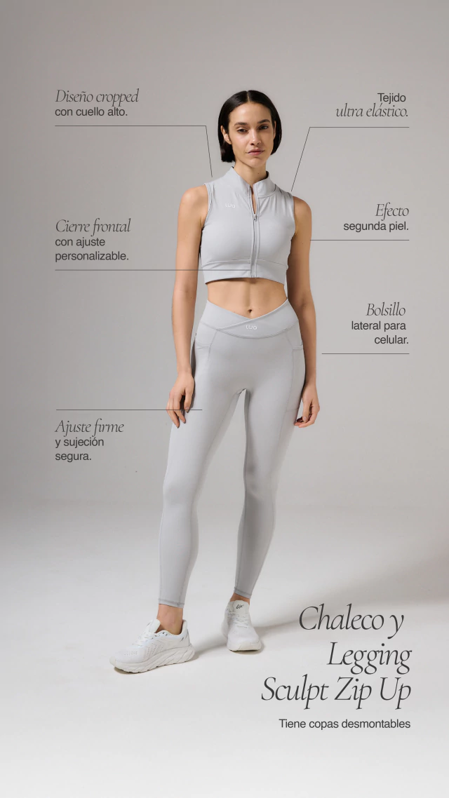 Top Sculpt Zip Up - comprar online