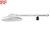 DUCHA FRIA 8" BRANCO COM REGISTRO 30CM 2353 HERC