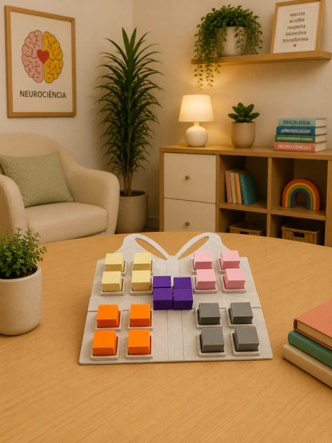 PAINEL DE SEQUÊNCIAS DE CORES - percepção visual, atenção, memória e raciocínio lógico