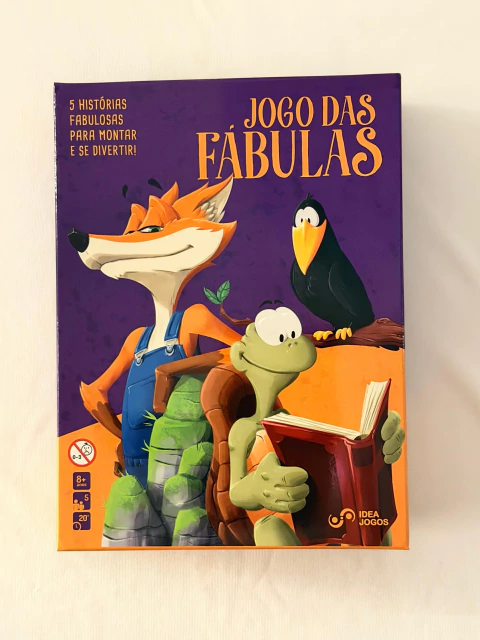 Jogo Das Fábulas- Estimula o desenvolvimento da leitura, compreensão textual e organização narrativa
