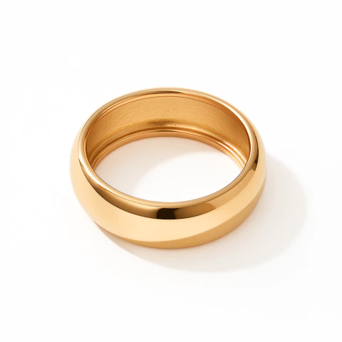 Bracelete Liso Dourado