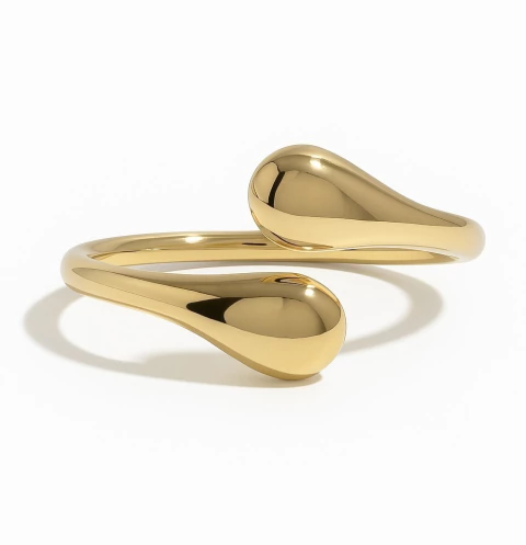 Bracelete Gota Dourado - comprar online