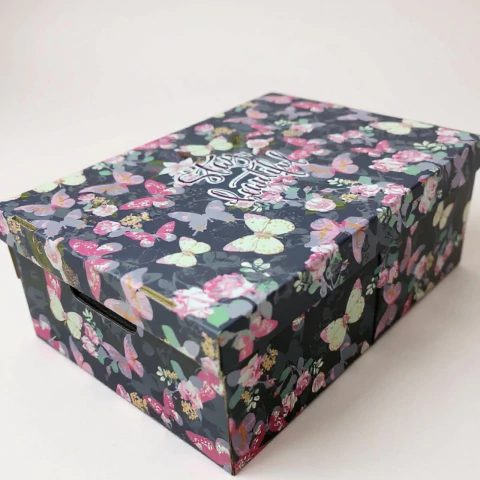 Caja de Cartón Decoración Mariposas 48x33 - comprar online