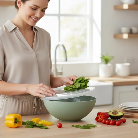 Bowl Hermético Redondo Con Tapa - comprar online