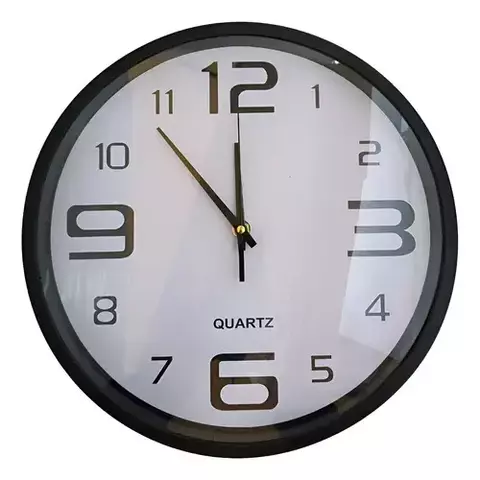 Reloj De Pared 24 Cm Números Grandes - comprar online