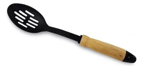 12 Utensillos Mango Madera Cucharas Legumbrera Antiadherent