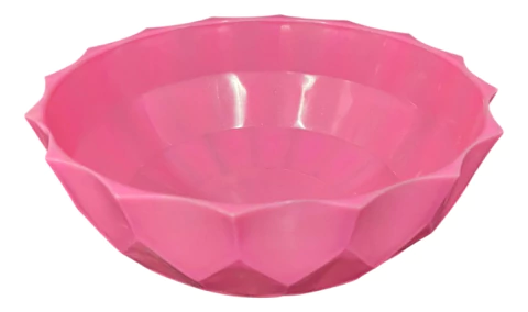 Bowl Ensaladera Facetado Plástico 20 Cm