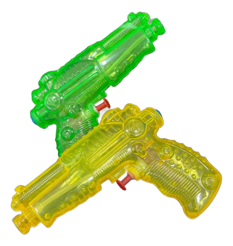 Set X2 Pistola De Agua Plástica 15 Cm