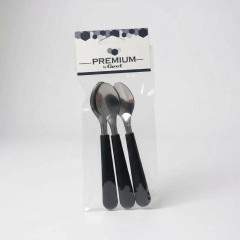 Set x3 Cucharitas Premium Negras - comprar online