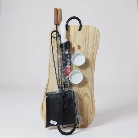 Set Parrilla + Tabla + Cazuelas + tabla + cuchilla - comprar online
