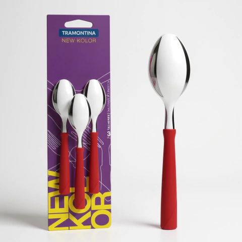 Set x3 Cucharitas New Kolor Tramontina - comprar online