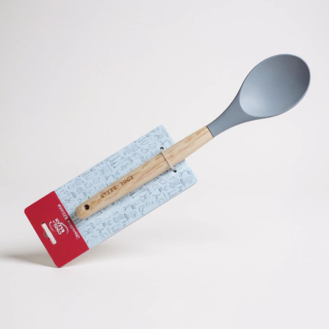 Cuchara Silicona y Madera Línea Premium Cobre Rose - comprar online