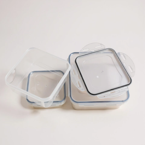 Set x3 Contenedores Tapa Clip