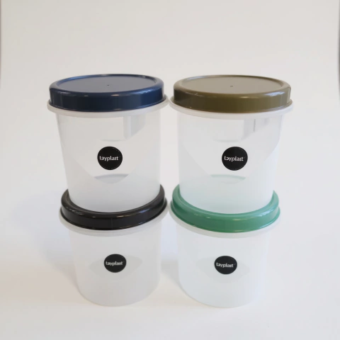 Tarro Redondo Tayplast con Tapa a Rosca - comprar online