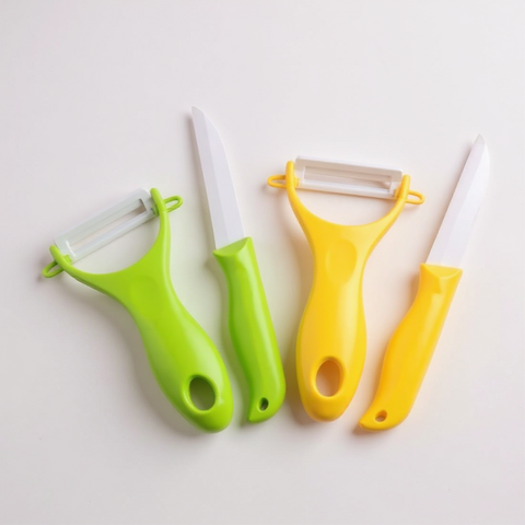 Set Pela Papas Y Cuchilla Cuchillo Cerámico - comprar online