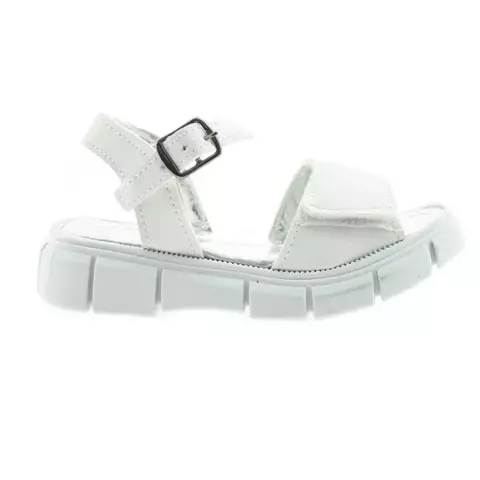Sandalia con hebilla y velcro blanco 21/26 - Balila - comprar online
