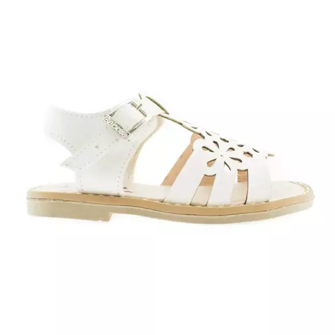 Sandalia de niña calada blanca - Bebote - comprar online